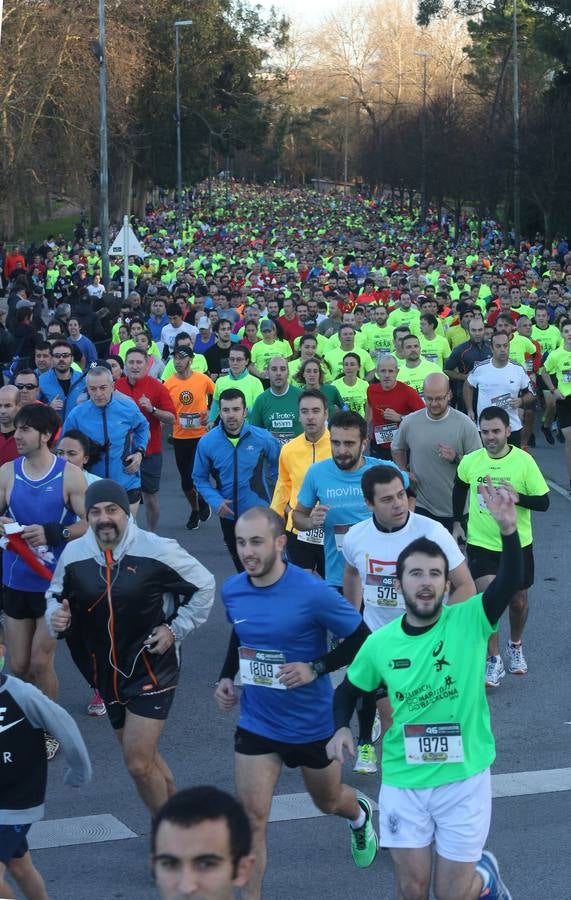Las mejores imágenes de la San Silvestre de Gijón