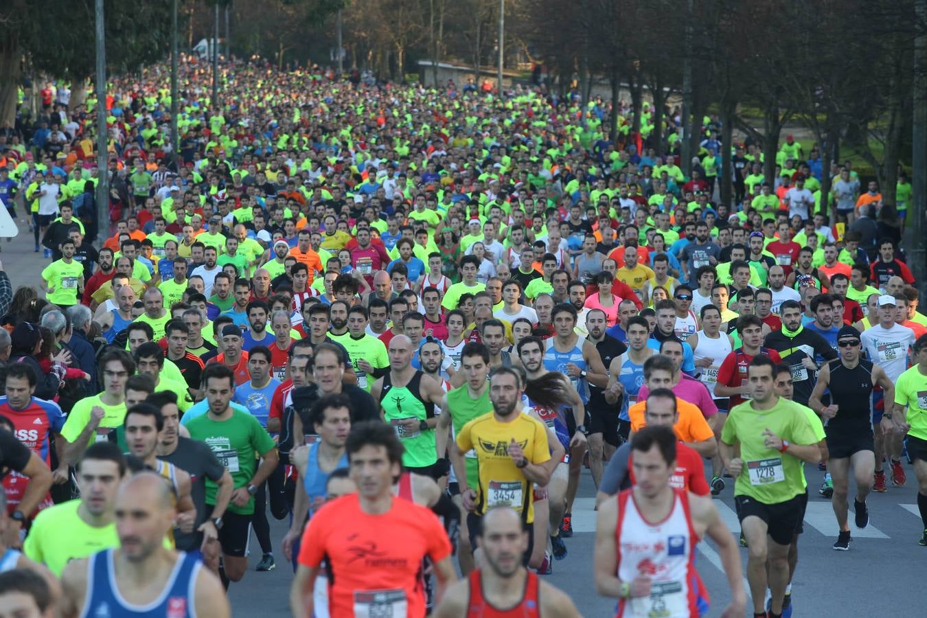 Las mejores imágenes de la San Silvestre de Gijón