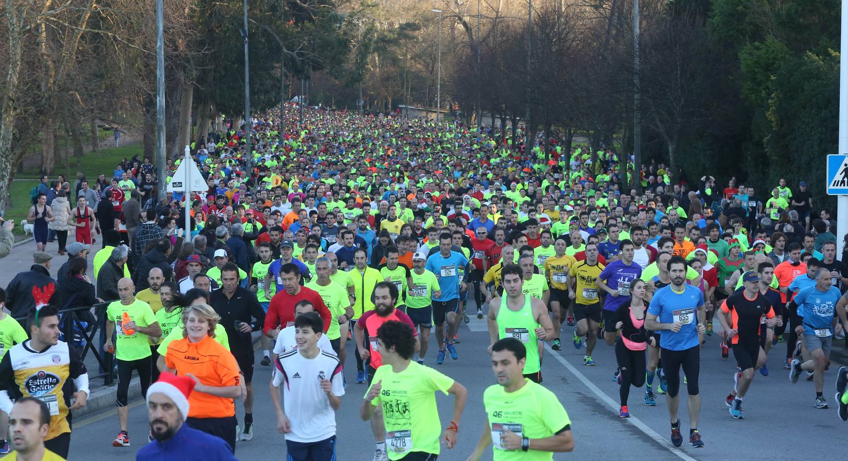 Las mejores imágenes de la San Silvestre de Gijón