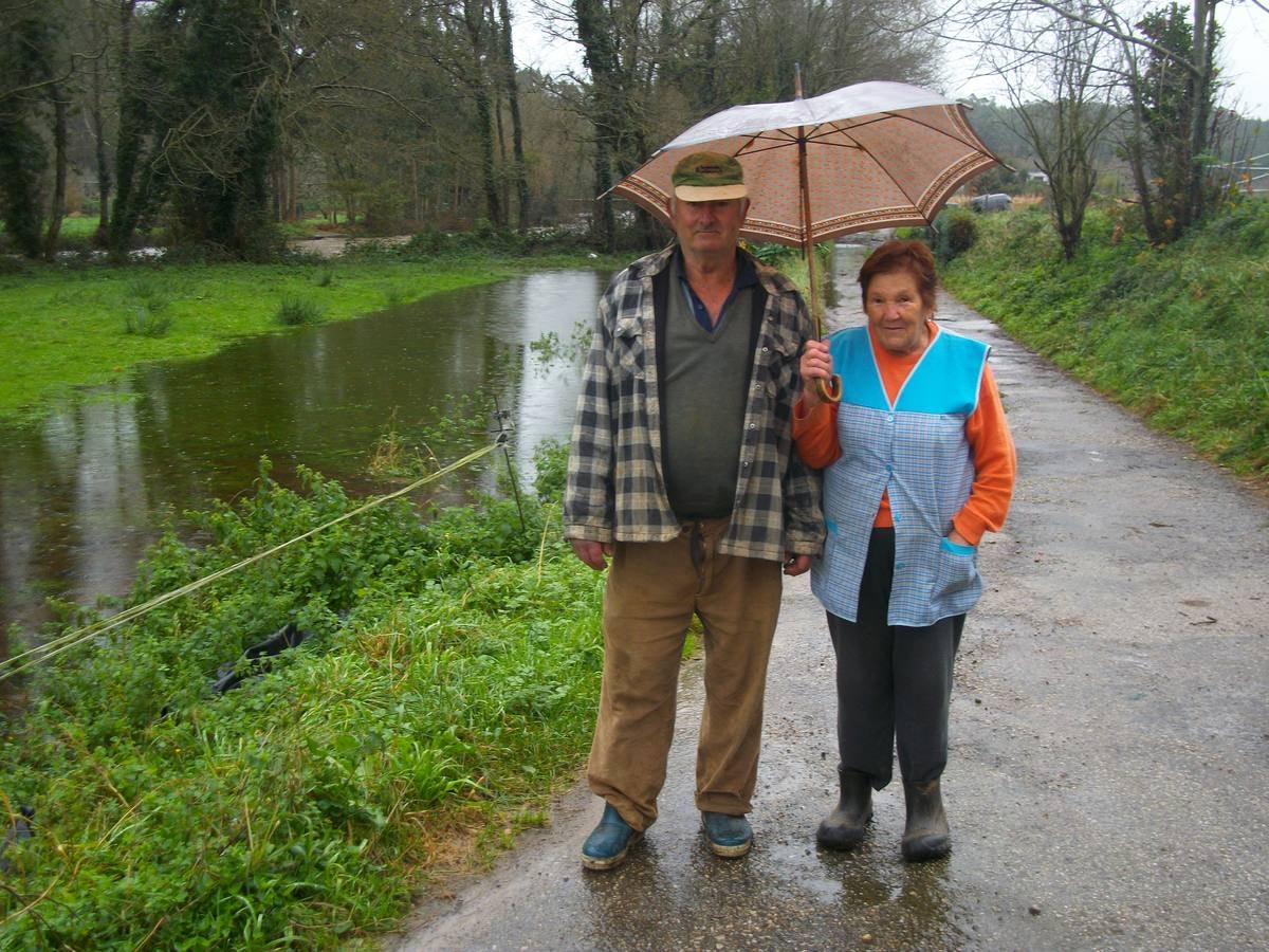 La lluvia no da tregua en el occidente asturiano