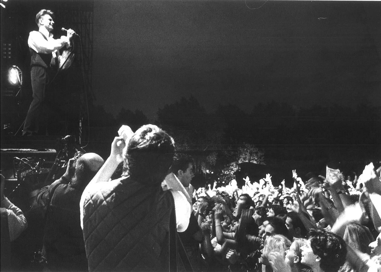Cuando David Bowie actuó en Gijón