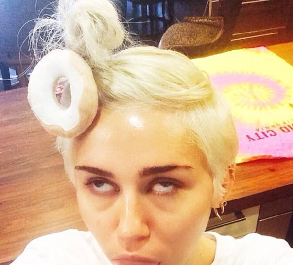 Miley Cyrus, que tan original quiere ser a veces.
