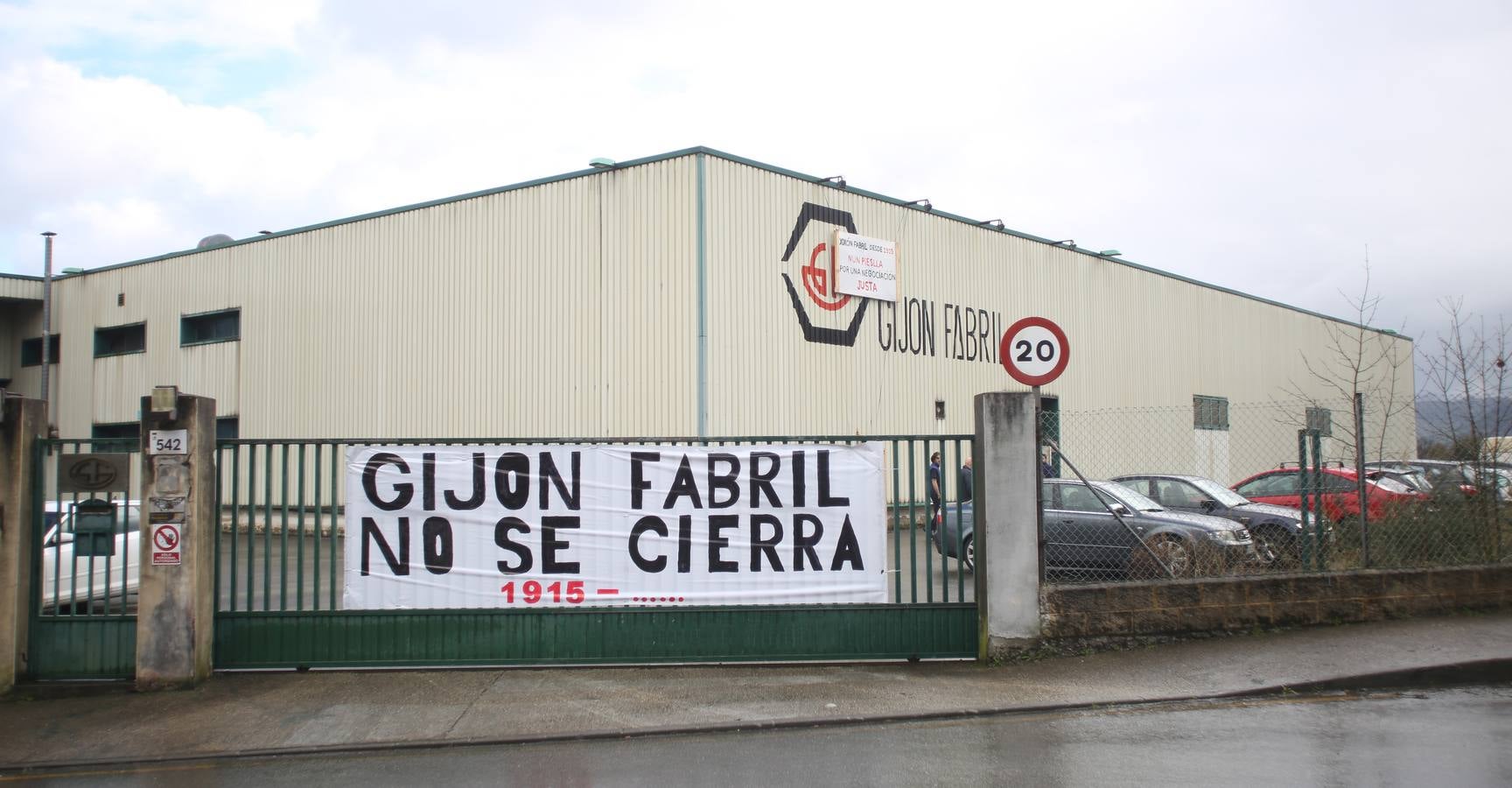 Encierro de los trabajadores de Gijón Fabril