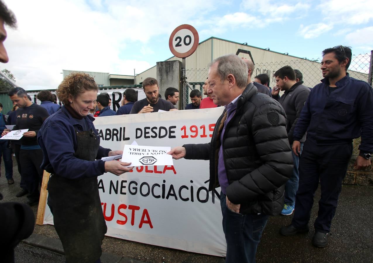 Encierro de los trabajadores de Gijón Fabril