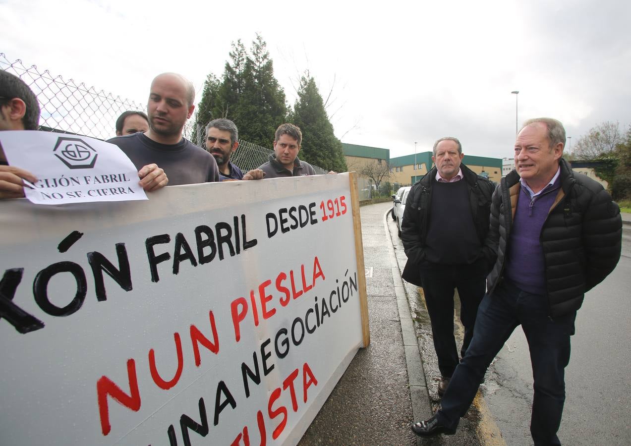 Encierro de los trabajadores de Gijón Fabril