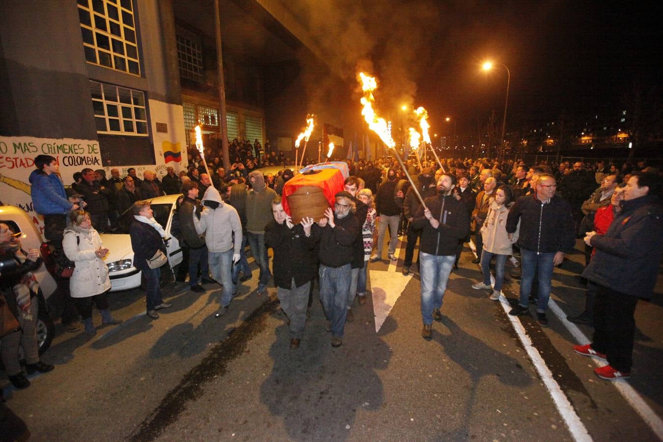 Despedida del sindicalista Vitorino Gonzalo, &#039;Gonzalín&#039;