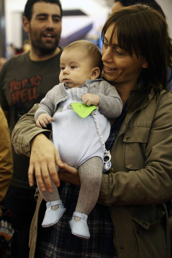 Concurso de bebés en la Feria del Amor de Siero