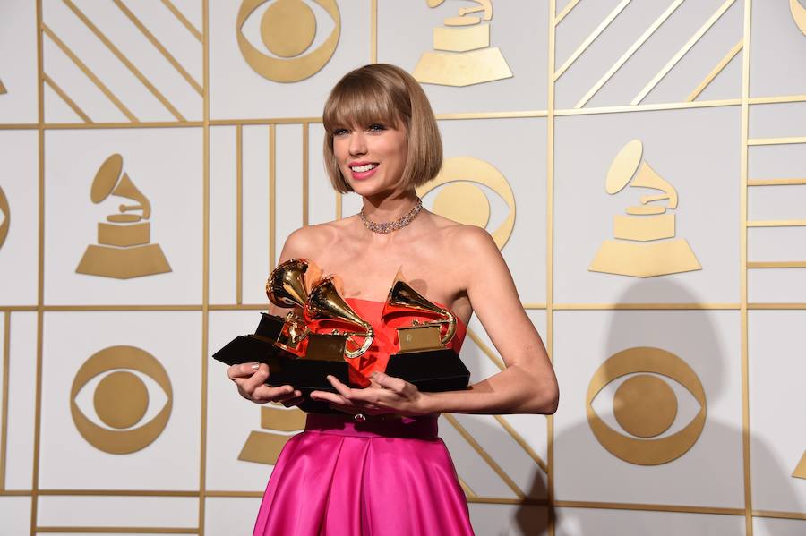 Taylor Swift, la triunfadora de los Grammy