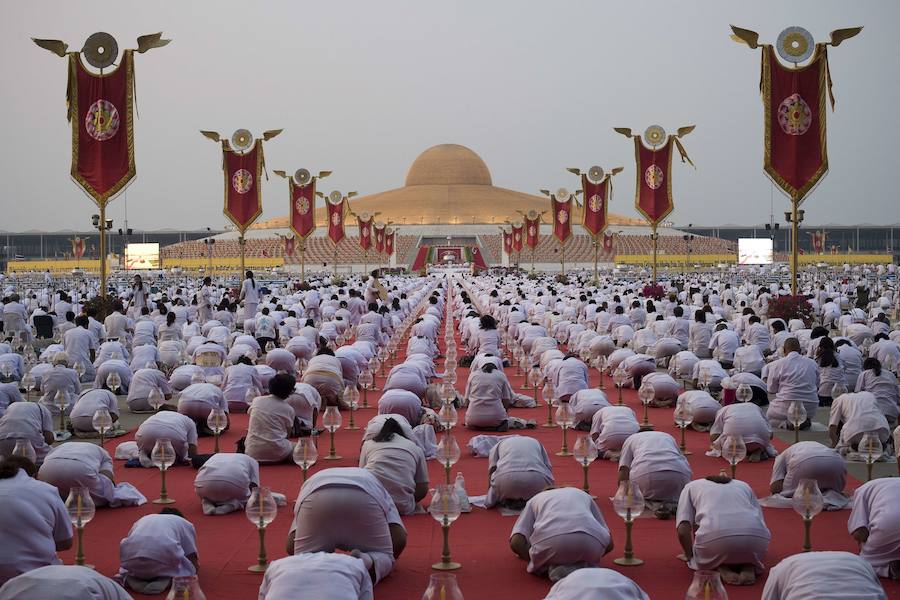 Makha Bucha, el día de los principiantes budistas