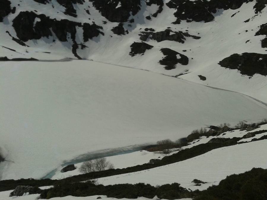 La nieve se acumula en el Suroccidente