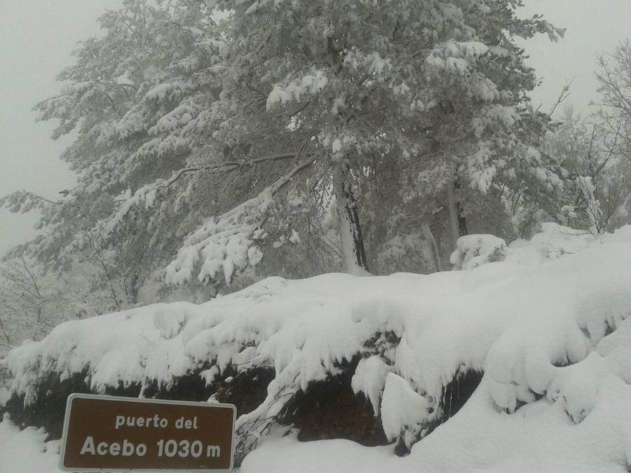 La nieve se acumula en el Suroccidente