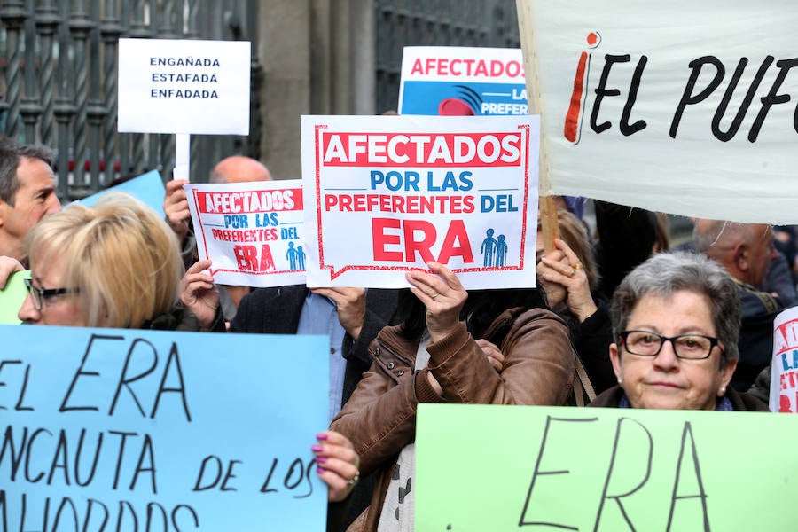Protesta de la Plataforma de Afectados por el ERA