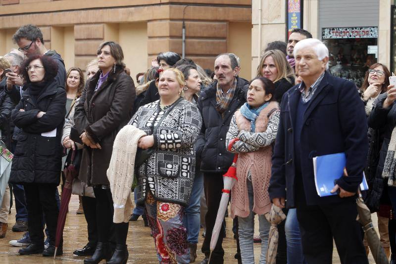 Acto institucional del Día Internacional de la Mujer Trabajadora en Oviedo.