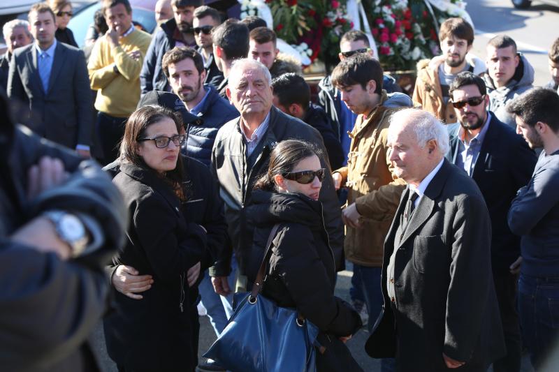 Despedida a Hugo Suárez en la iglesia de Trasona, en Corvera
