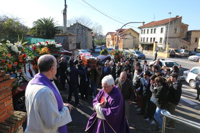 Despedida a Hugo Suárez en la iglesia de Trasona, en Corvera