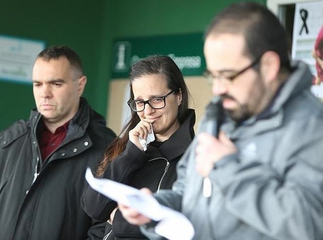 Concentración por Hugo Suárez en Fertiberia