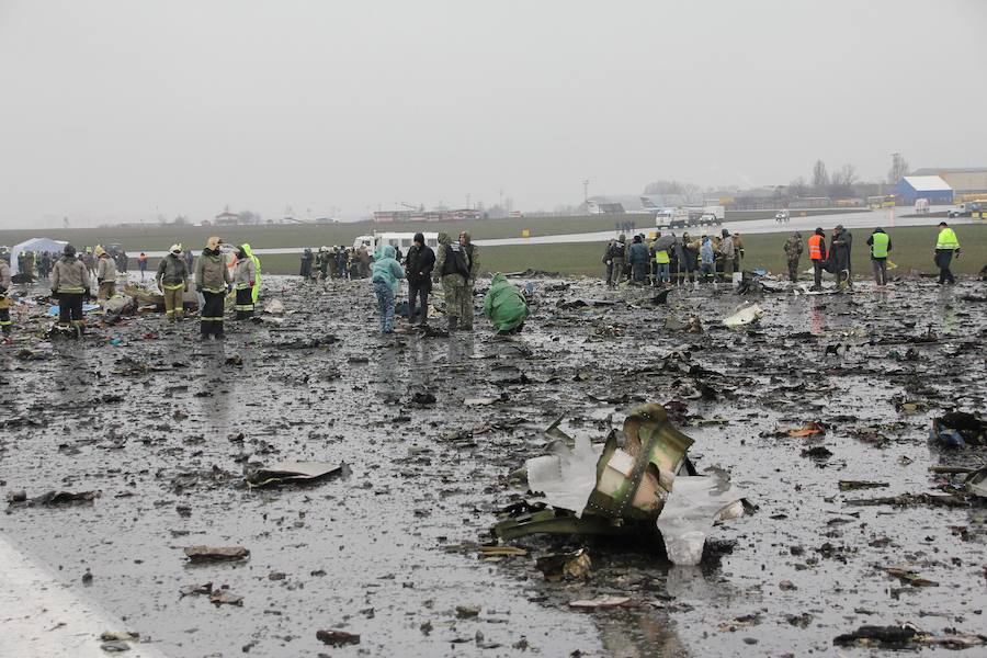 Accidente aéreo en Rusia