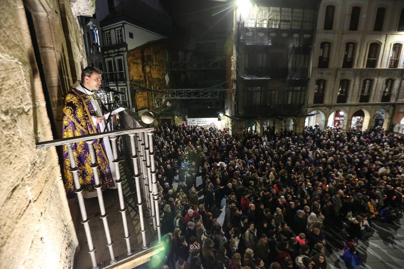 Procesión del Santo Encuentro, en Avilés