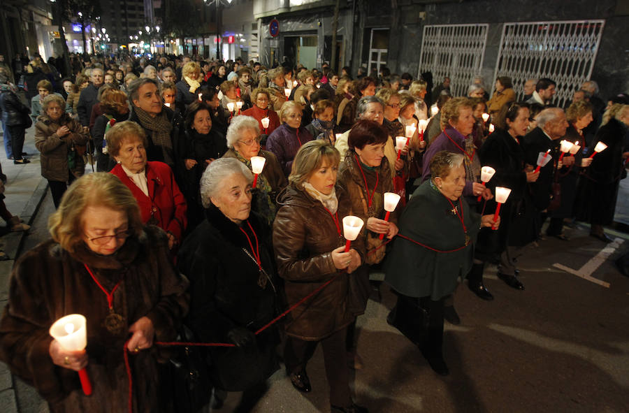 Un ovetense, indultado en la procesión del Jueves Santo