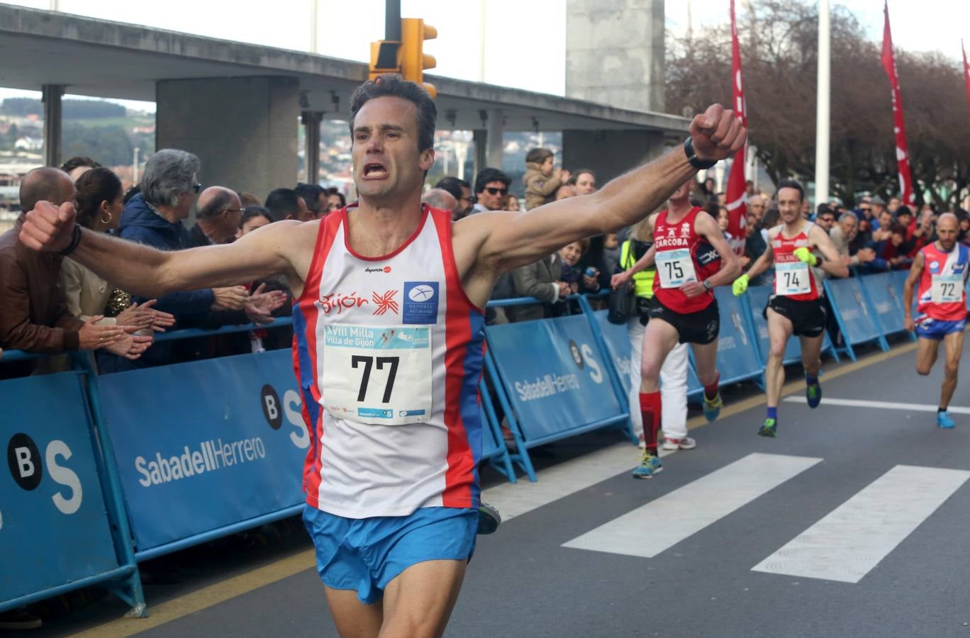 Solange Pereira, vencedora de la Milla Villa de Gijón