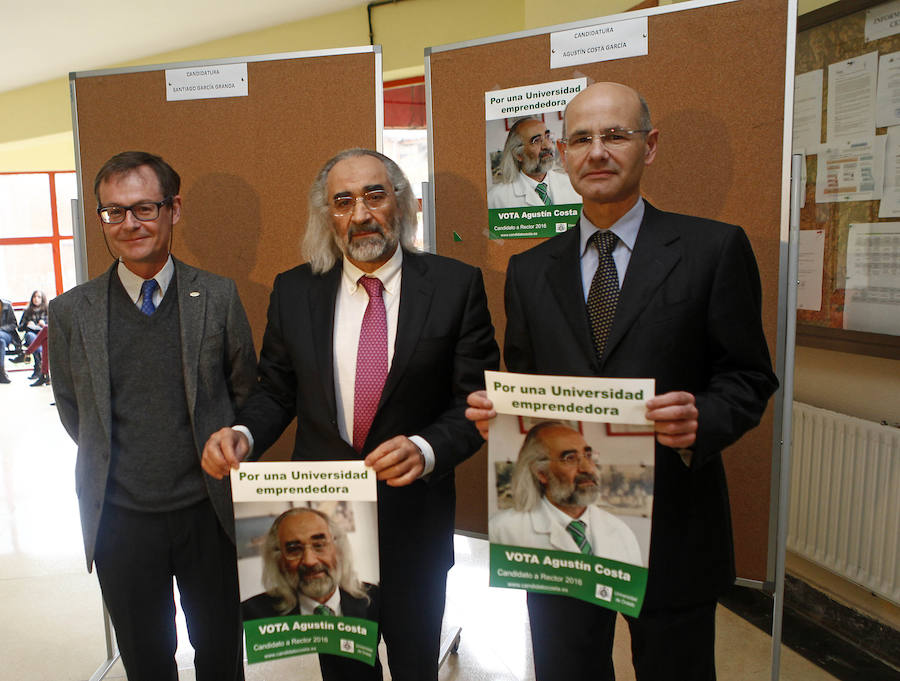 Los candidatos a rector a la Universidad de Oviedo se presentan oficialmente