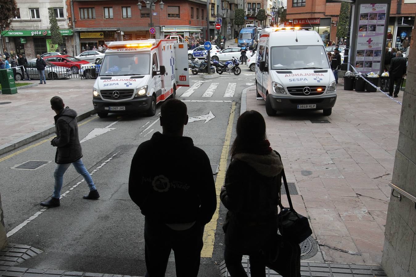 Multitudinaria pelea con seis heridos en Oviedo