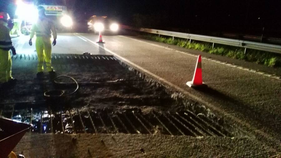 La autopista &#039;Y&#039;, en reparación