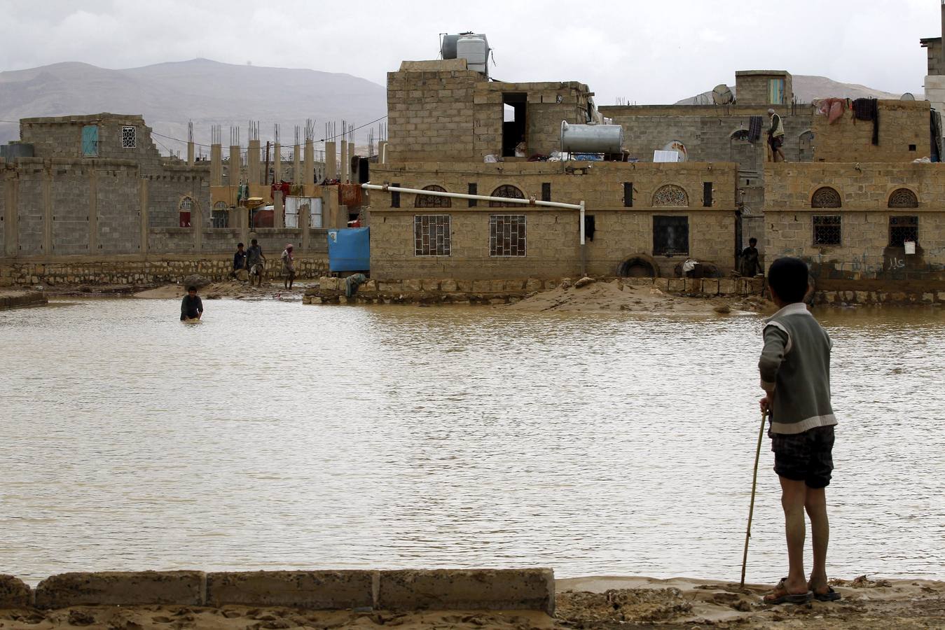 Lluvias torrenciales en Yemen