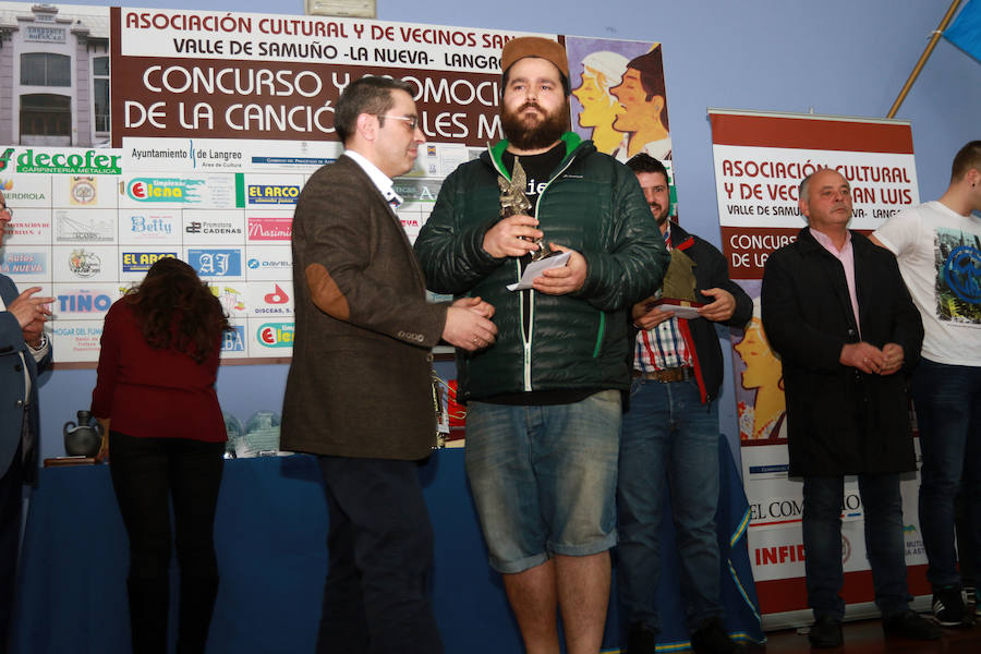 Premios del XXII Concurso de Les Mines y XIII de Gaita