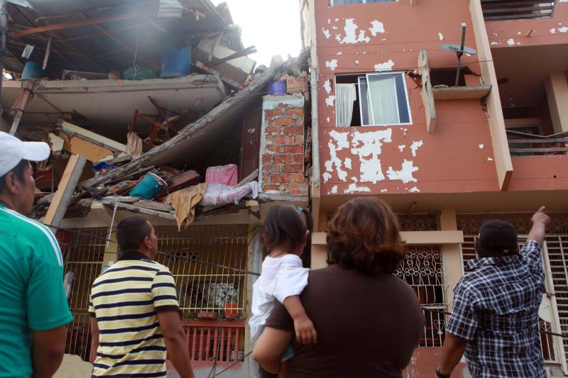 Desolación y destrucción en Ecuadro