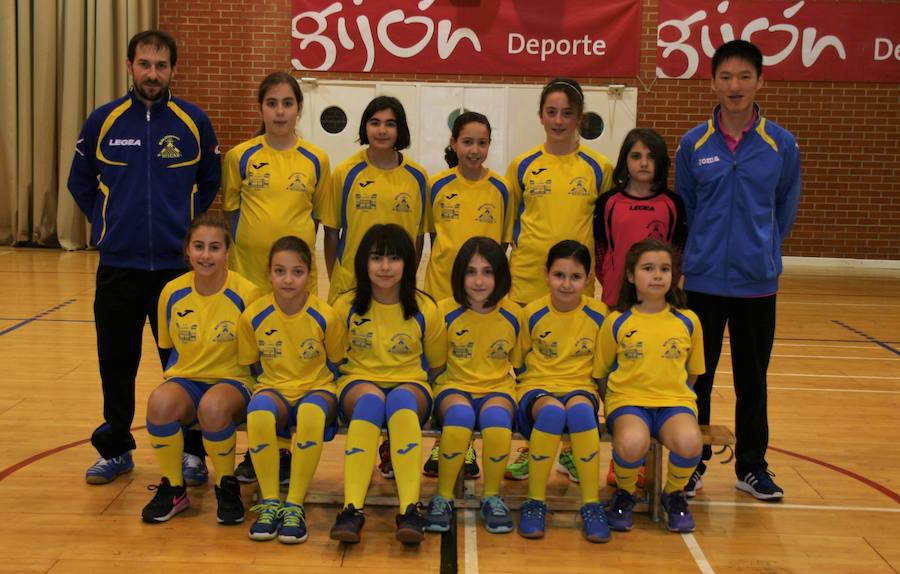 Alevín femenino C. P. El Llano.