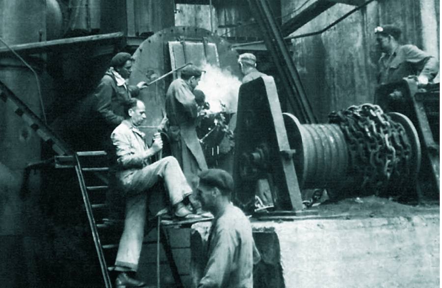 Trabajadores de Gijón Fabril.