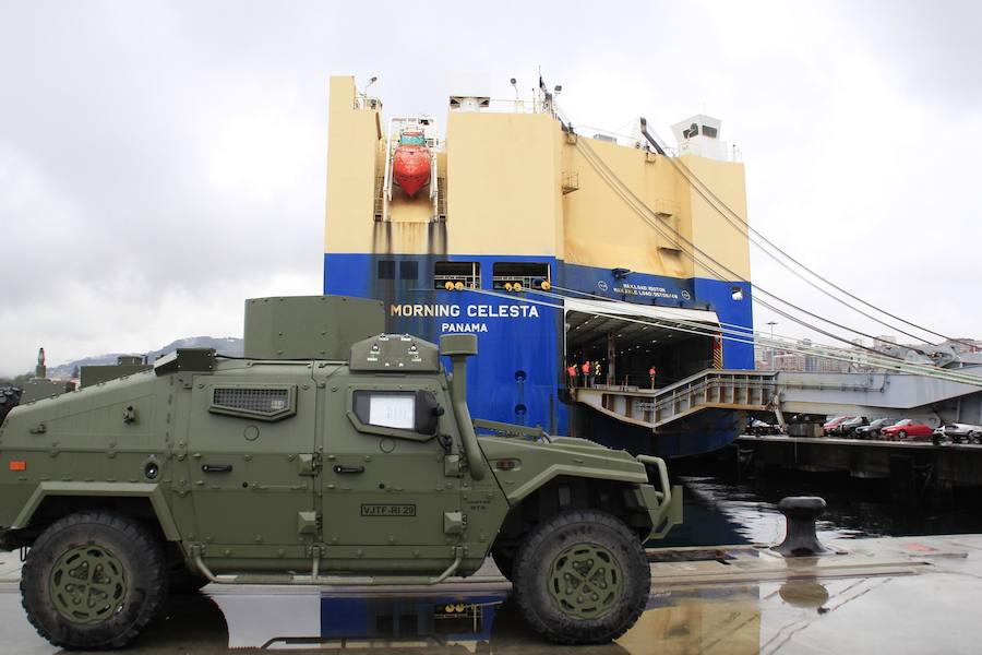 Embarque en el puerto de Vigo para partir a Polonia.