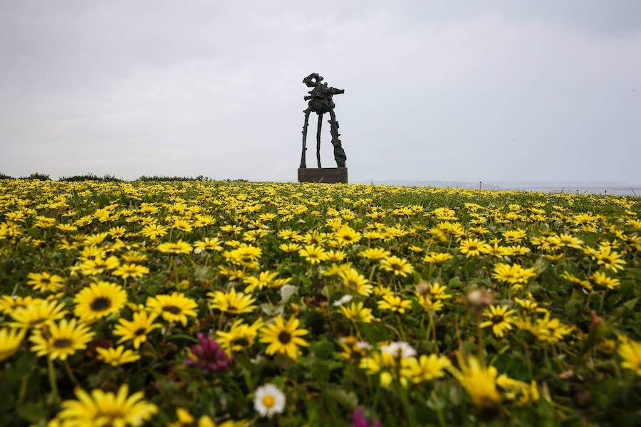 'Paisaje germinador', de Miguel Ángel Lombardía. La Providencia. Gijón. 