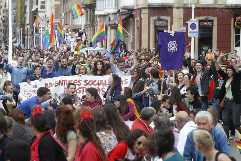 La fiesta del Orgullo, en Gijón