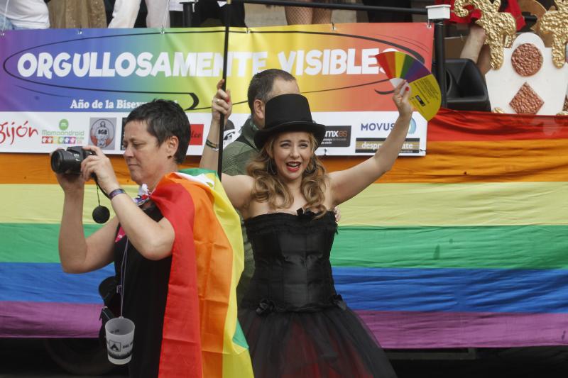 La fiesta del Orgullo, en Gijón