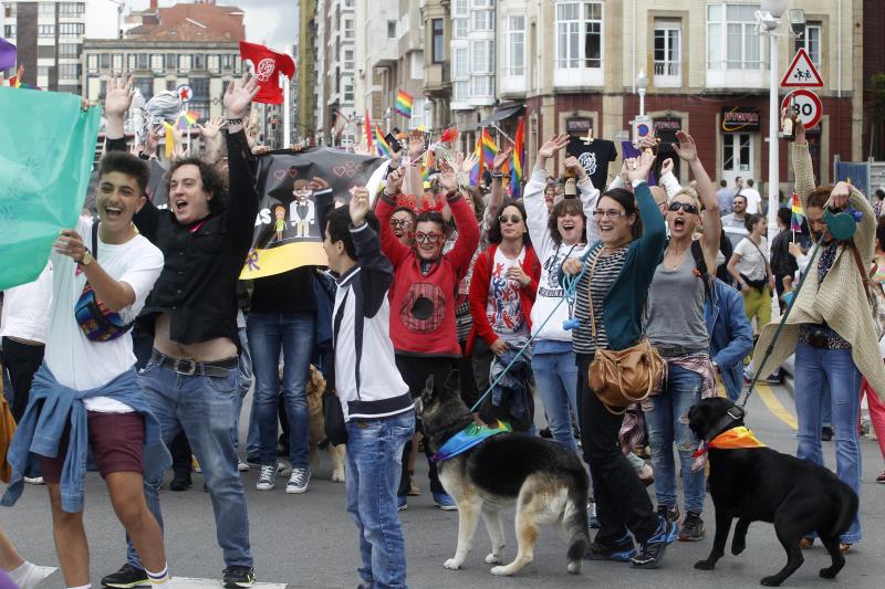 La fiesta del Orgullo, en Gijón