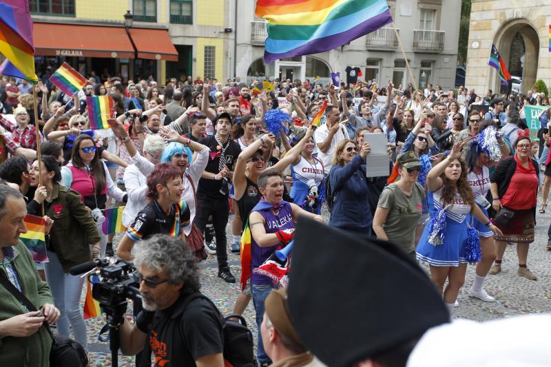 La fiesta del Orgullo, en Gijón