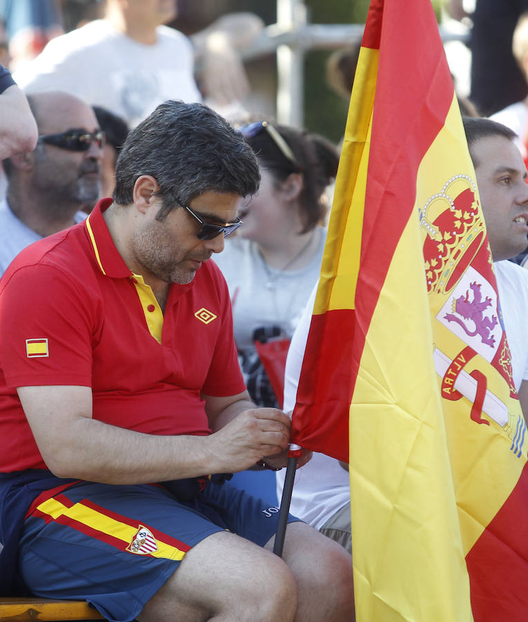 La afición española, de la euforia a la desolación