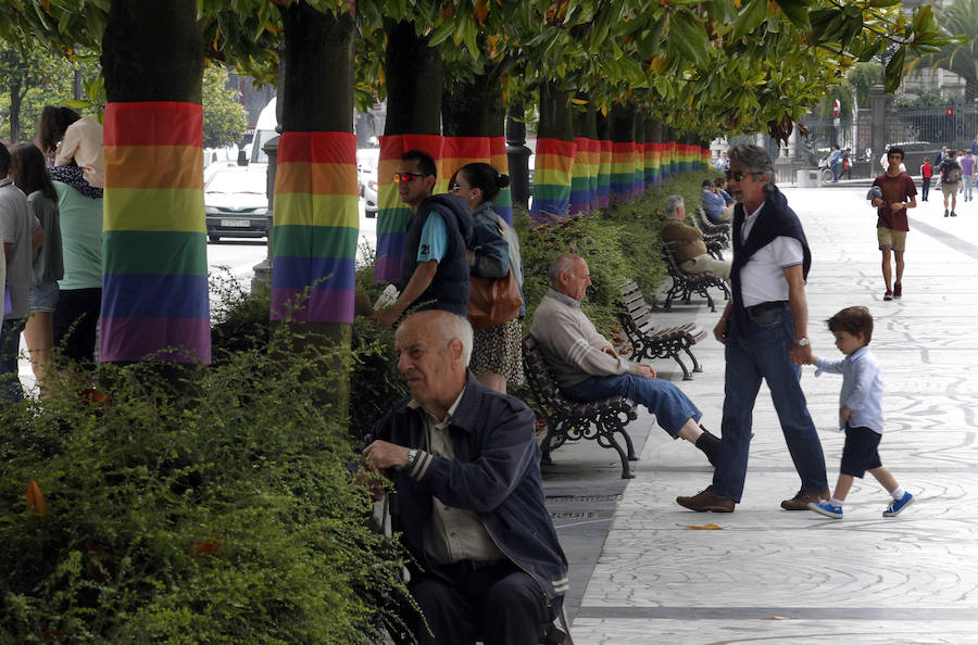 El &#039;orgullo&#039; se luce en Oviedo