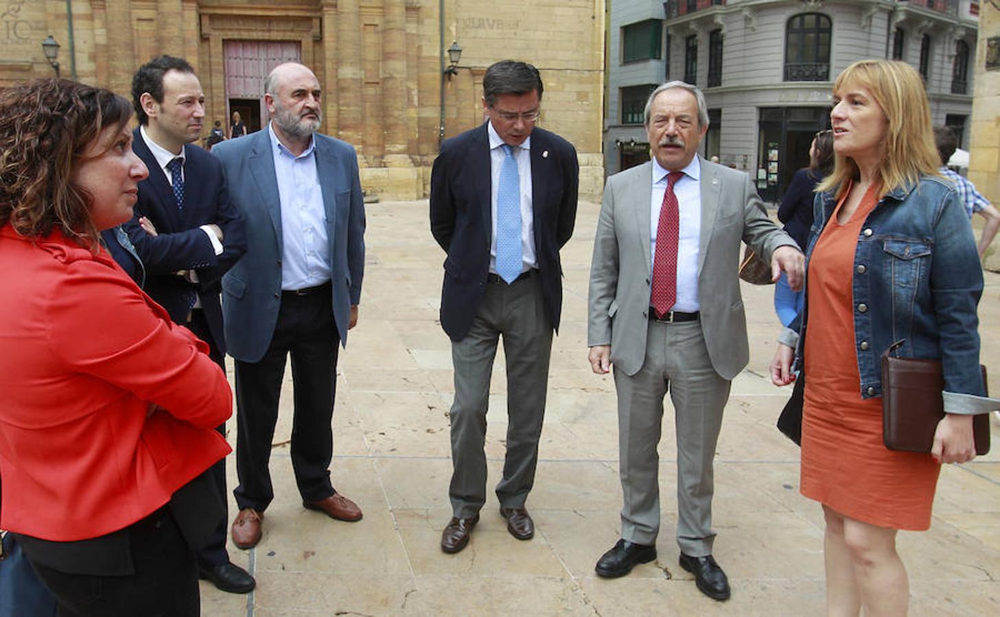 Concentración en Oviedo contra la violencia de género