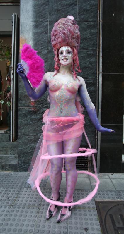 Desfile &#039;body paint&#039; en Gijón