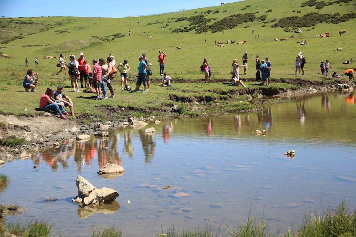 Lleno en los Lagos de Covadonga