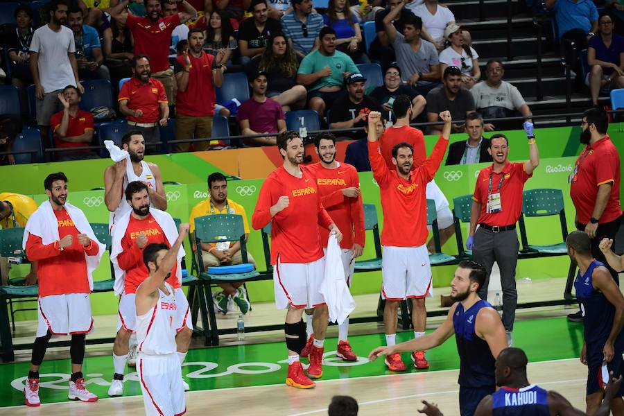 Las mejores imágenes del España-Francia