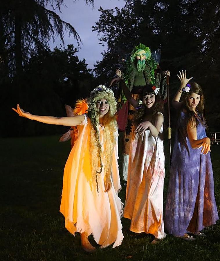 Así son las Noches Mágicas en el Botánico de Gijón