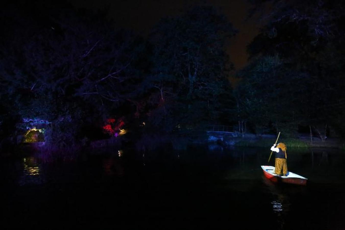 Así son las Noches Mágicas en el Botánico de Gijón