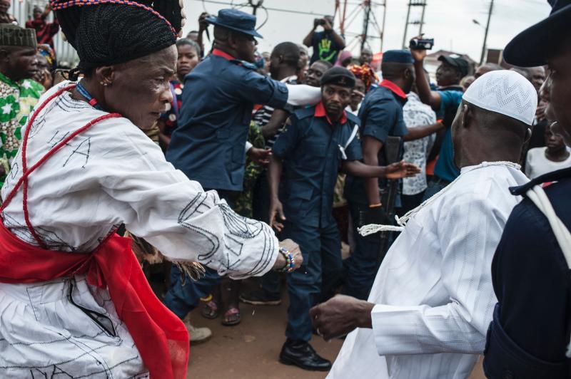 En honor al dios Osun