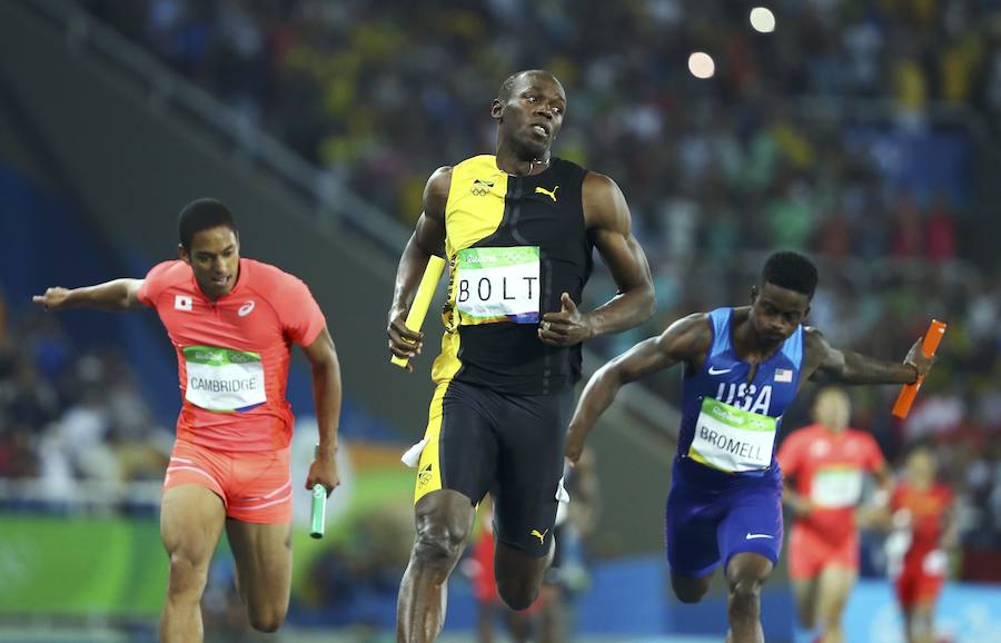 Bolt consuma el triple-triple en el relevo y gana su noveno oro