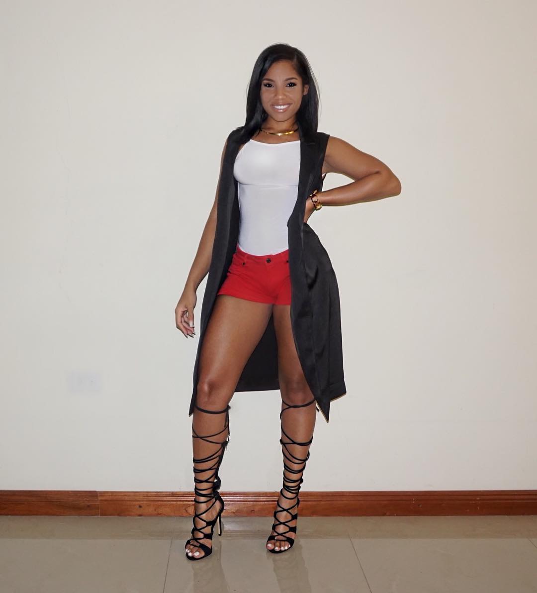 Así es Kasi Bennett, la novia de Usain Bolt