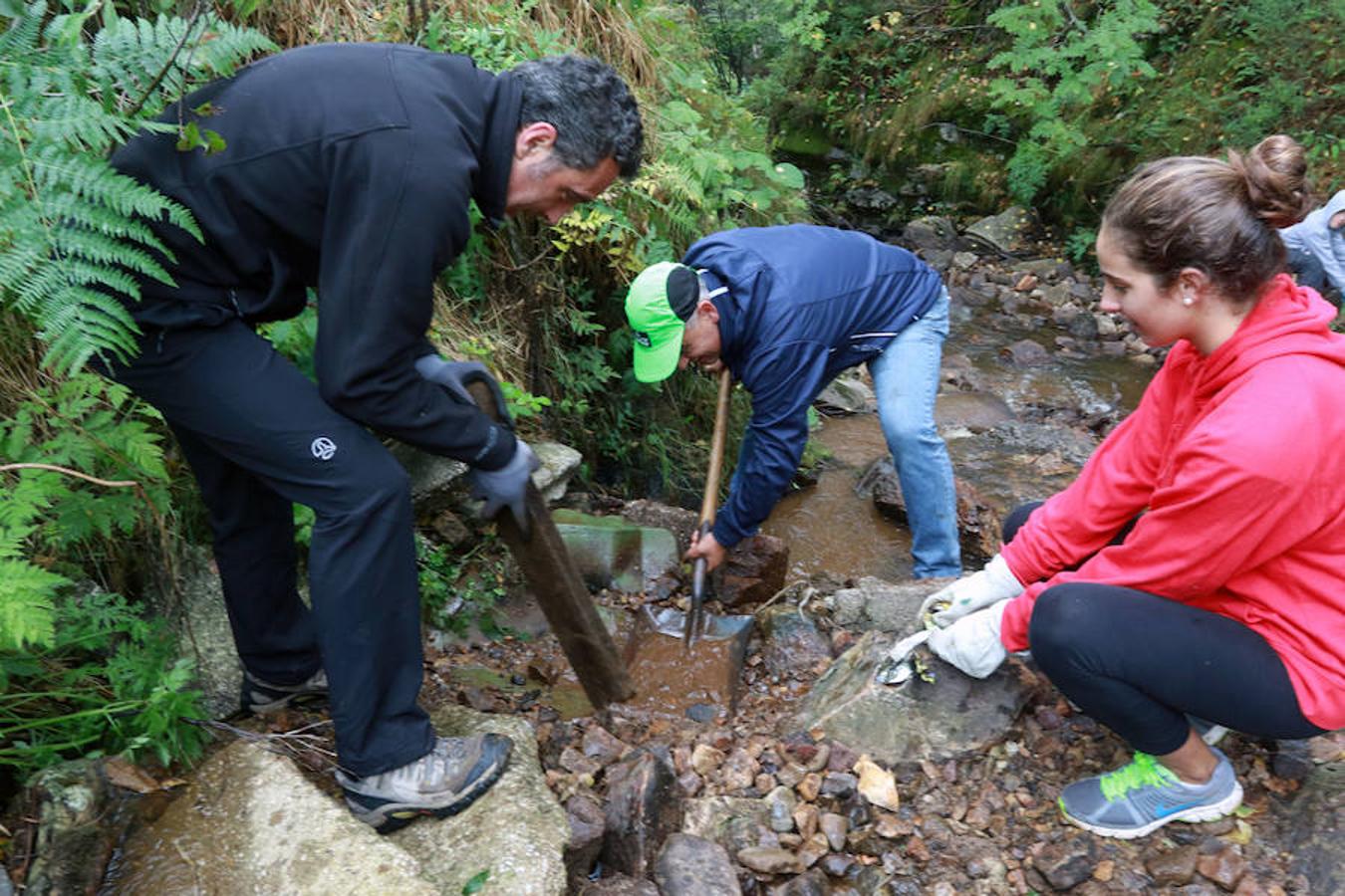 Limpieza de las pistas de Pajares